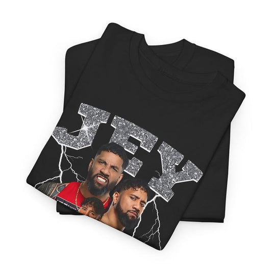Jey Music Vintage T-shirt, Trendy T-shirt For Fan Cotton Fabric