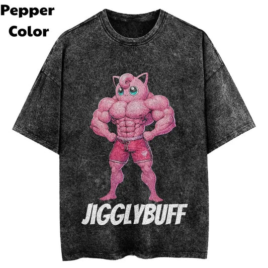 Jigglybuff Gym Vintage T-Shirt, Pokemon Shirts, Pokemon Stuff, Gym Shirt, Unisex T-Shirt, Gift For Men Women Top Menswear