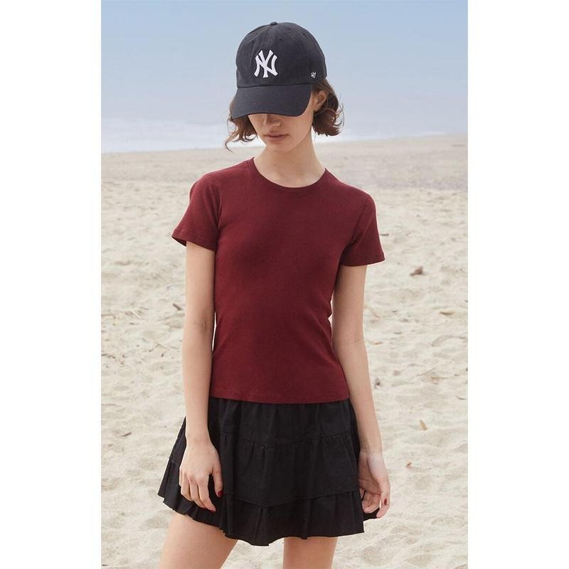 John Galt Women's Burgundy Jasmine T-Shirt