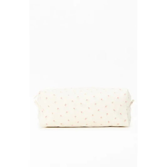 John Galt Women's Floral Makeup Bag