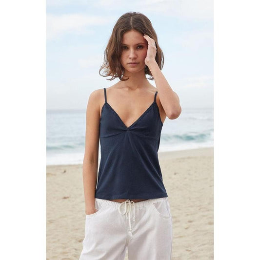 John Galt Women's Navy Amara Tank Top