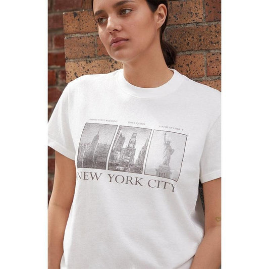 John Galt Women's New York Portrait T-Shirt - Multicolor