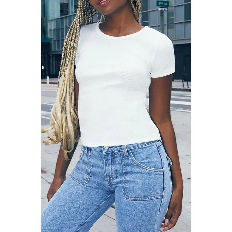 John Galt Women's White Ashlyn T-Shirt