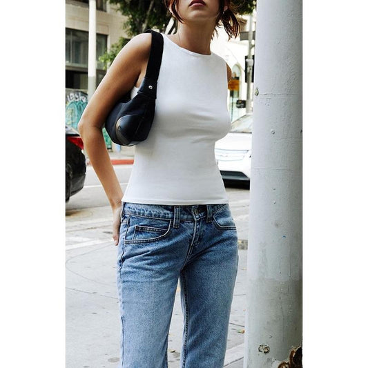 John Galt Women's White Kathleen Top