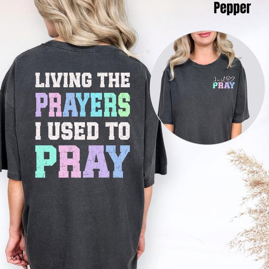 Just Pray Colorful Comfort Colors T-Shirt 'NLB'