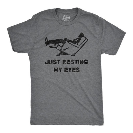 Just Resting My Eyes, Recliner, Tired Dad Shirt, Funny Mens Shirt, Funny Dad Shirt, Funny Father's Day Shirts, Nap Champ, Gift For Dad Hoodie, T-shirt and sweater