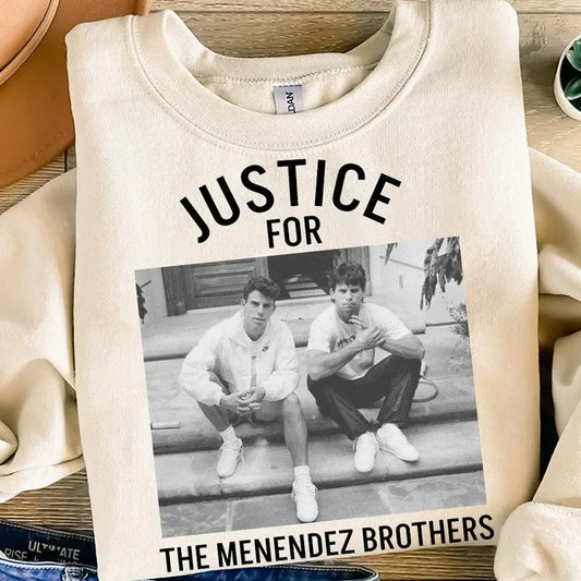Justice For The Menendez Brothers, Free Erik and Lyle Menendez t-shirt, Gift for Women and Men