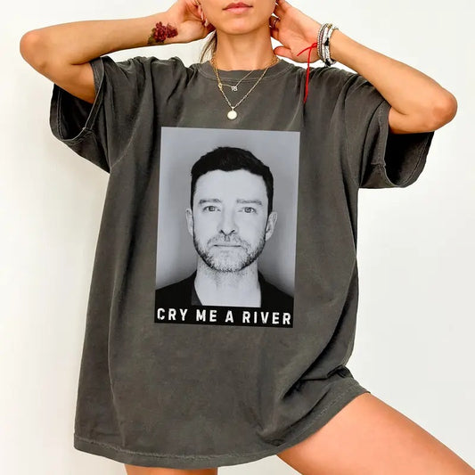 Justin Timberlake Mugshot Shirt, Cry Me A River, Jt Mugshot, Justin Timberlake Dui, Free Justin, Team Britney, Meme Shirt, Unisex Short Sleeve Tee Shirt