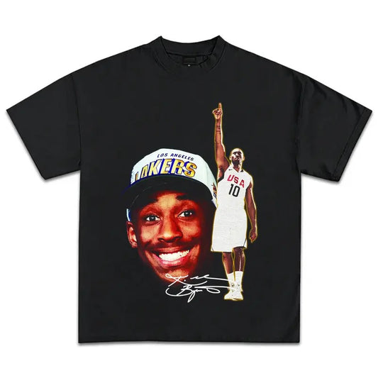 K0be Bryant T-Shirt 90s Vintage Inspirational Basketball Graphic Tee Shirt Motivational Sports Shirt for Men Women