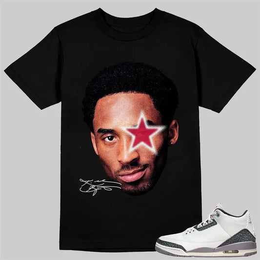 KB24 Cement Grey, 3S Cement Grey, Shirt To Match Sneaker Cotton Menswear Tshirt