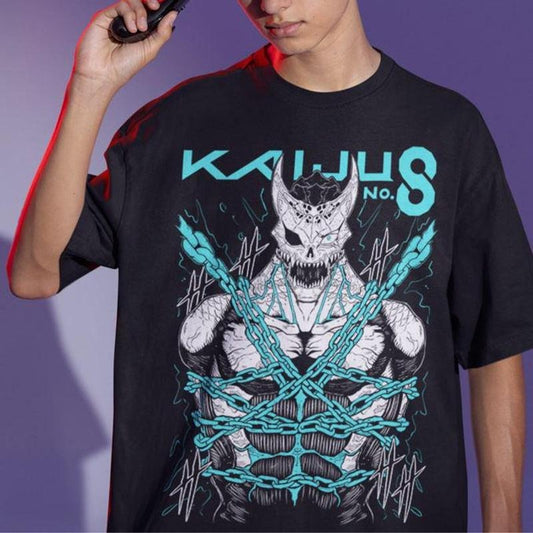 Kaiju No. 8 Kafka Hibino Shirt, Japanese Kaiju Anime Tee, Unisex Short Sleeve T-Shirt, Anime Graphic Tee, Otaku Cotton Menswear
