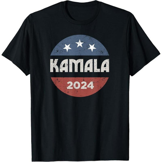 Kamala Harris 2024 For President Campaign T-Shirt made in usa