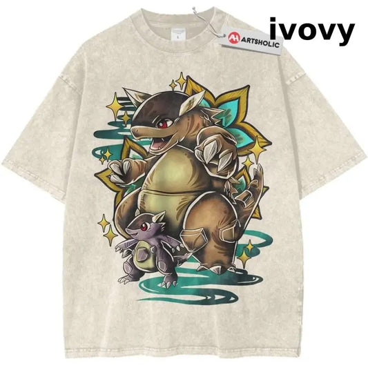 Kangaskhan Shirt, Pokemon Shirt, PKM Shirt, Anime Shirt, Vintage T-Shirt