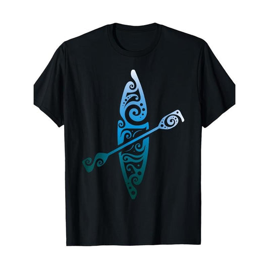 Kayaker Kayaking Water Sports T-shirt -100% cotton Made in USA