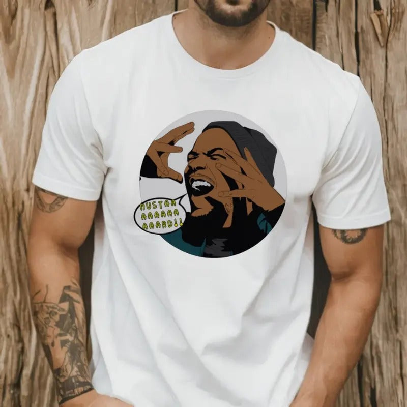 Kendrick Lamar Mustard Graphic T Shirt, Funny Meme, Tv Off Lyrics Hip Hop Rap Music Tee , Unisex Short Sleeve Tee