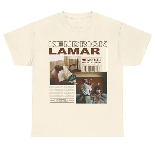 Kendrick Lamar Mustard Shirt GNX Album Rapper Graphic Tee Shirt Vintage Rap Hip Hop Merch Men Women Unisex Cotton