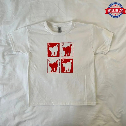 Kitten Baby Tee, vintage, Cat, Y2K, Pintrest, Coquette, Cute, Cat lovers