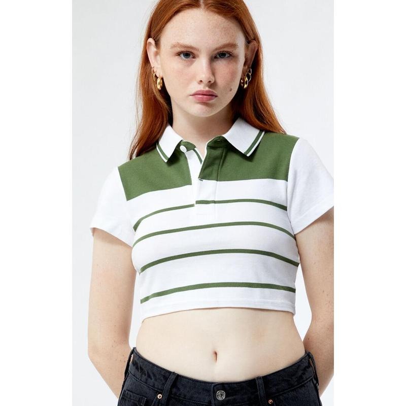 LA Hearts Women's Sporty Polo Top