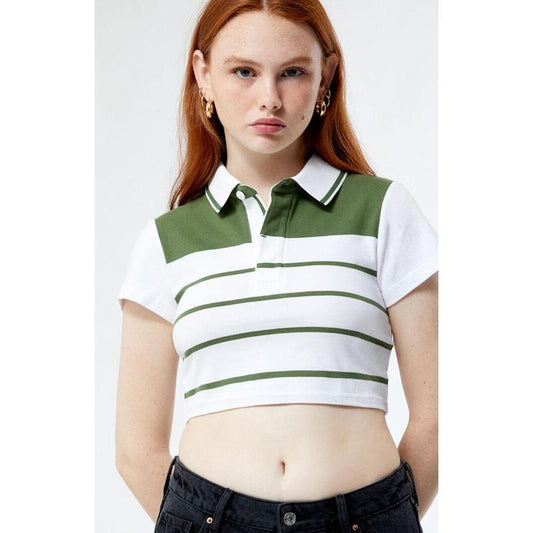 LA Hearts Women's Sporty Polo Top