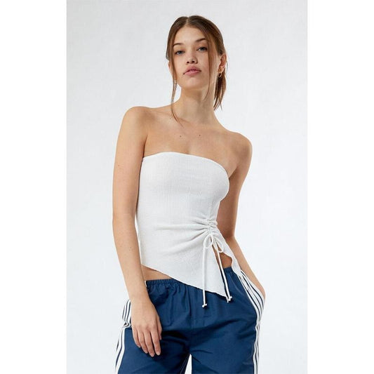 LA Hearts Women's Strapless Ruched Tube Top