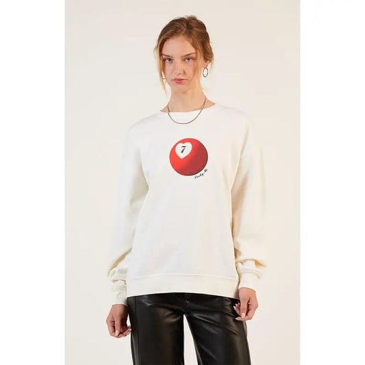 PS / LA Women's Pool Ball Crew Neck Sweatshirt
