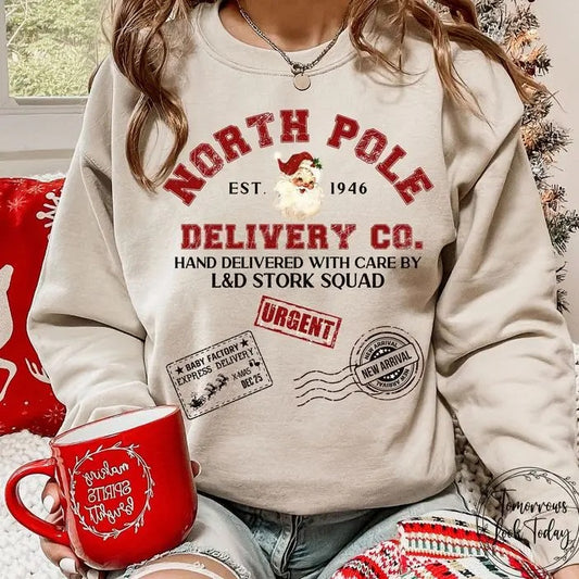Labor and Delivery Nurse Christmas Sweatshirt , Mother Baby Nurse Holiday Shirt, Holiday Cozy Nurse sweater