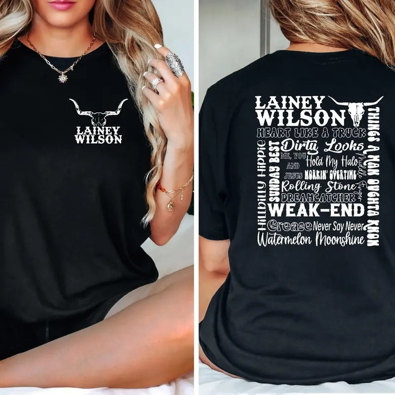 Lainey Wilson, Lainey Wilson Shirt, Lainey Wilson 90s Shirt, Western Shirt, Country Music Shirt, Lainey Wilson Concert, Unisex Short Sleeve Tee Shirt Top Womenswear