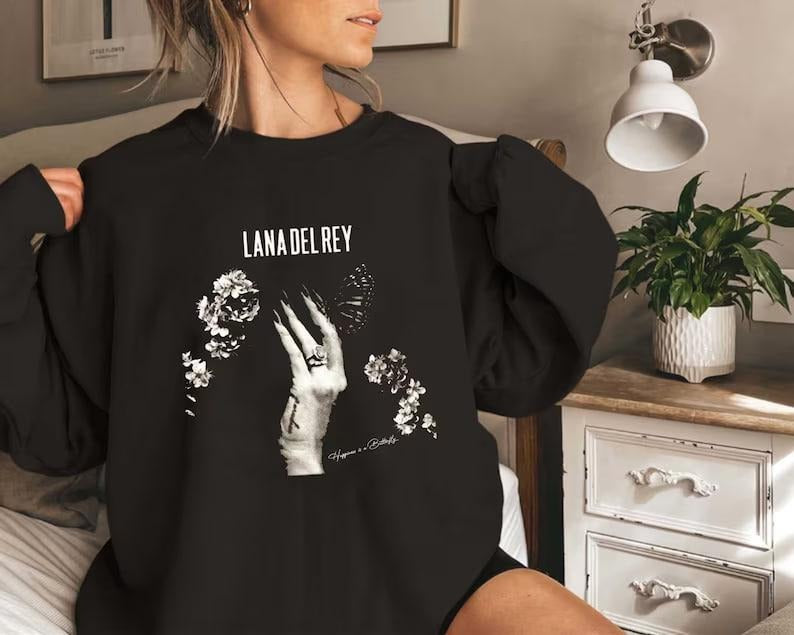 Lana Del Rey Vintage Shirt, Happiness Is A Butterfly Shirt, Vintage Lana Del Rey Shirt, Lana Del Rey Music Album Shirt For Men Women