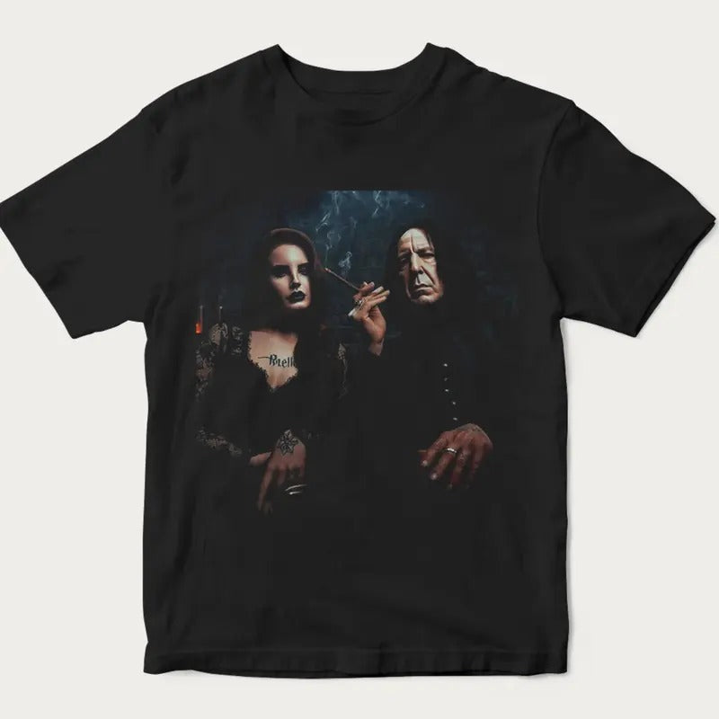 Lana hanging out with Severus Snape Vintage T-Shirt, Funny Tee, VINTAGE Music T-Shirt, Dog Bootleg Rap Tee, Retro 90s Graphic T-Shirt