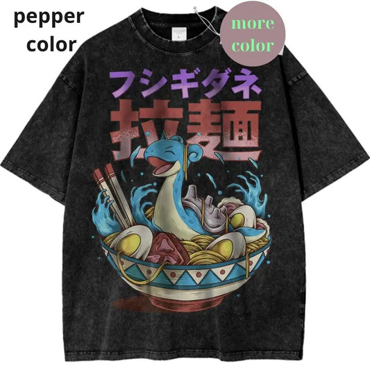 Lapras Graphic T-Shirt, Pokemon Shirt, PKM Shirt, Anime Shirt, Vintage T-Shirt Streetwear Printed