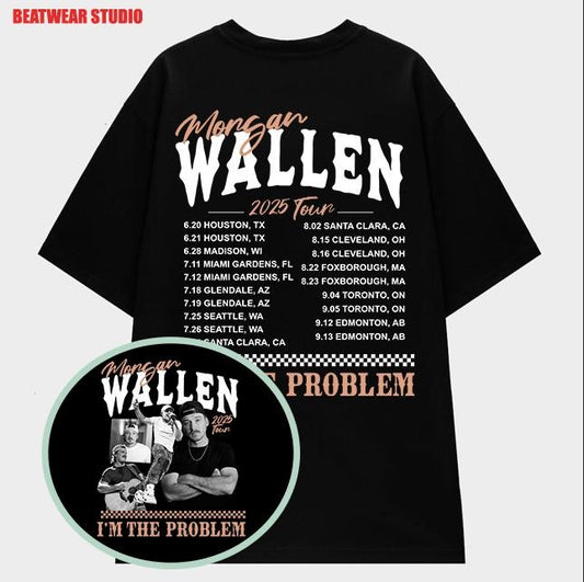 Last Night Country Music Tour 2025 I'm The Problem Tour T-shirt
