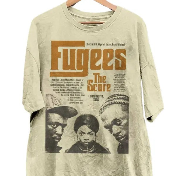 Lauryn Hill Shirt, Lauryn 90s Music Shirt, Fugees Unisex cotton T-Shirt