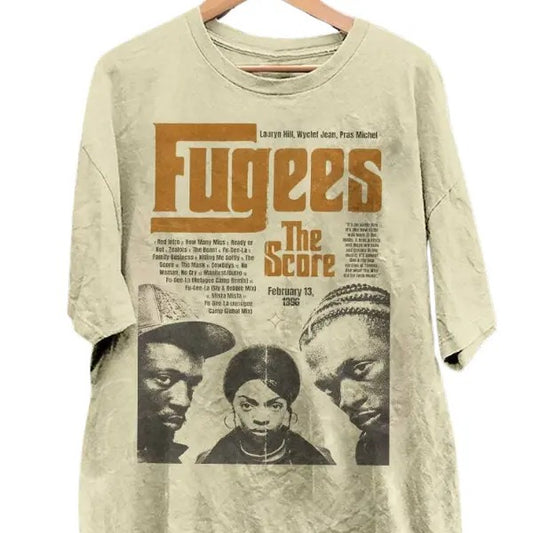 Lauryn Hill Shirt, Lauryn 90s Music Shirt, Fugees Unisex cotton T-Shirt