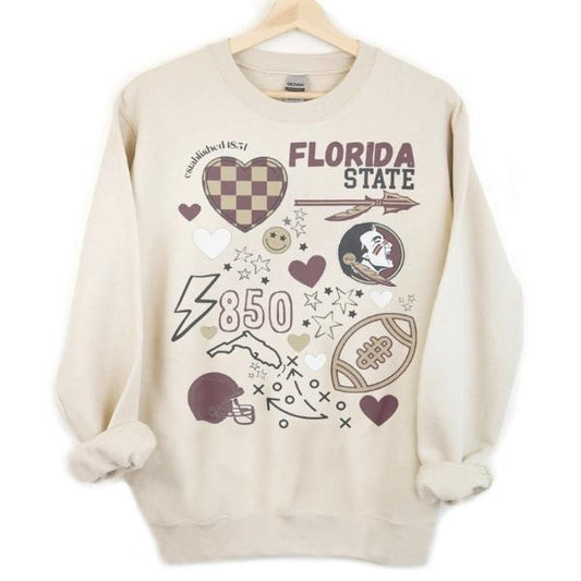 Let's Go Florida State Seminoles NCAA Football Team 3 Types Shirt, Graphic University NCAA Sport Team Shirt, Gift Top Cotton Classic Unisex Shirt For Football Fan, Men, Women Tshirt, Sweatshirt and Hoodie, tshirt hot trend 2025
