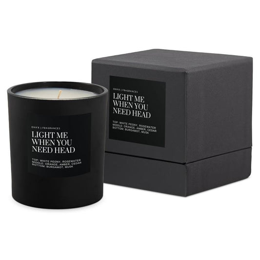 Light Me When You Need Head Luxury Candle Decor Fragrance