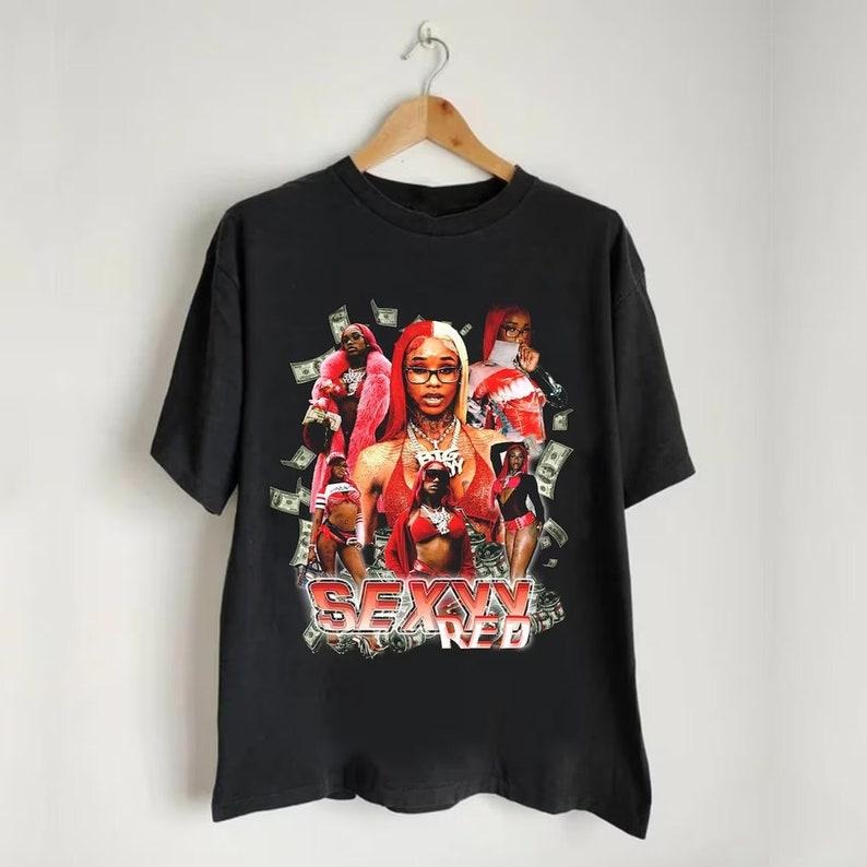 Limited Sexyy Red Shirt, Vintage Sexyy Red 90s Shirt, Sexyy Red Bootleg Shirt, Retro Sexyy Red Shirt For Fan, Sexyy Red Graphic Y2k Clothing