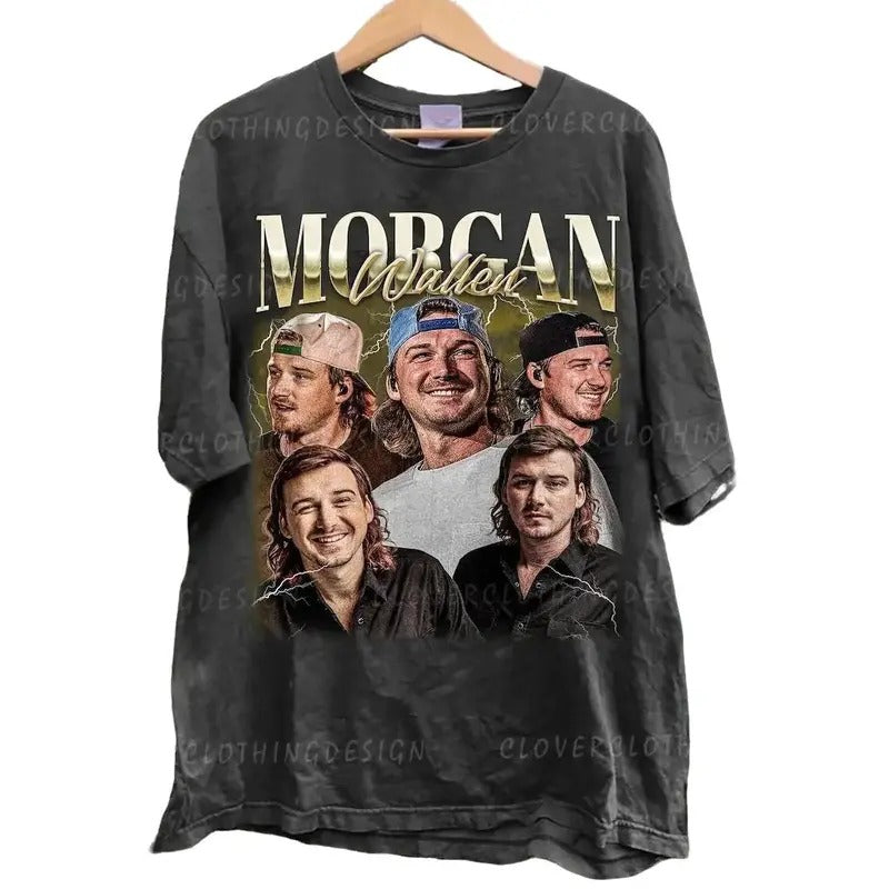 Limited Vintage Wallen Vintage Country Music T-Shirt, Morgan Western Tour Shirt Cowboy Western Country Music Graphic Tee