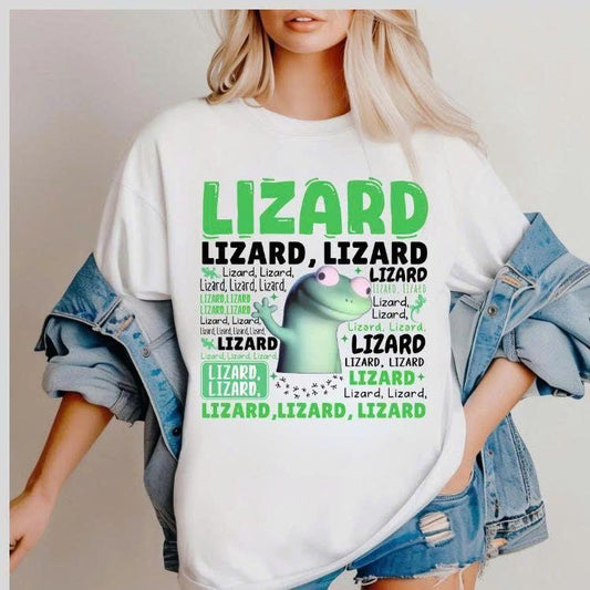 Lizard Lizard Lizard Shirt, Elio Lizard Meme Tee, Funny Weirdcore Y2K Aesthetic Gift Sweatshirt
