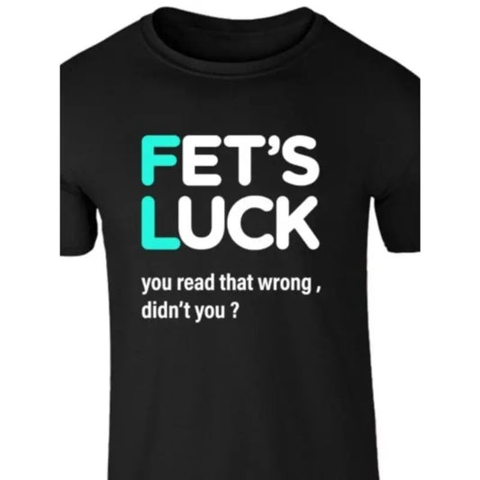 Luck Satire Humor Funny Pattern, Men's Short Sleeve T-Shirt, New Gift T-Shirt  made in usa