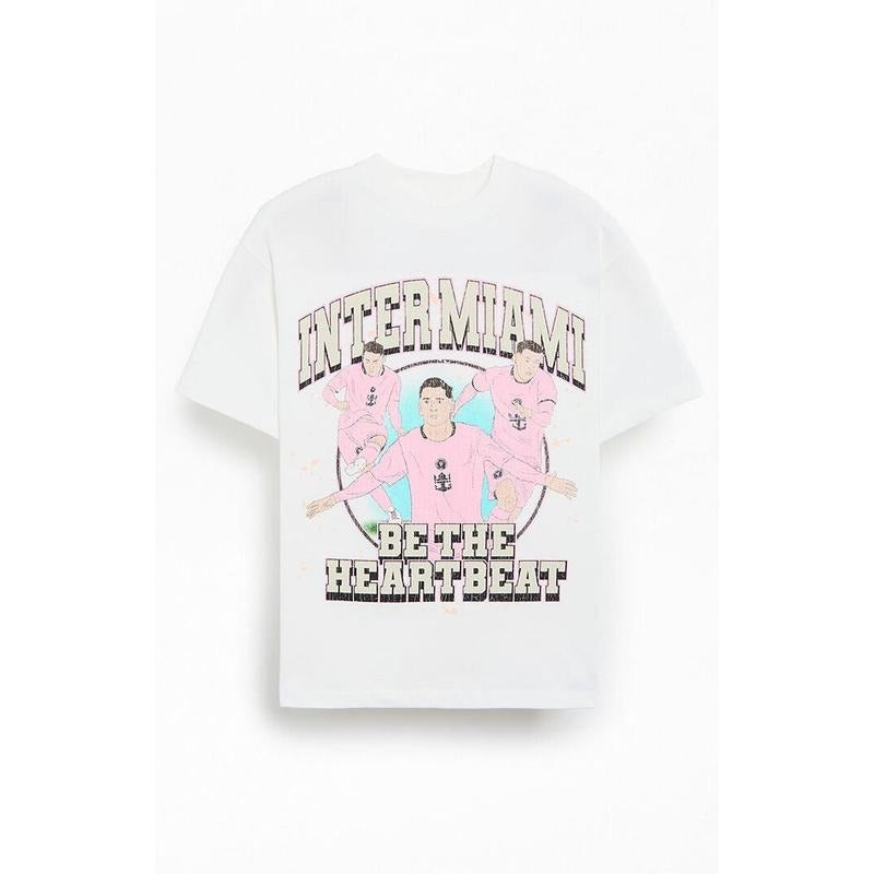 MLS Men's Inter Miami Heartbeat T-Shirt - Multicolor