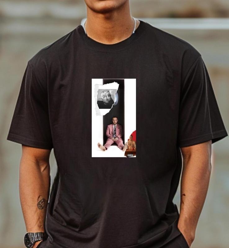 Mac Millar Shirt Rap Music T-Shirt Swimming Shirt Circles MacMillar Streetwear Minimalist Old School Clothes 90s 00s Vibes Watching movies