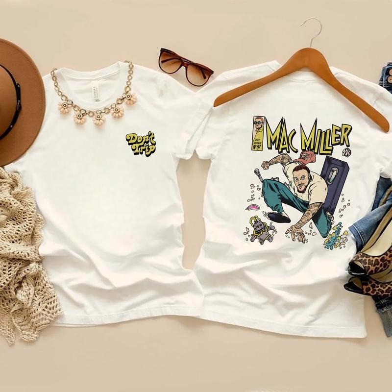 Mac Miller Comic Tshirt, Mac Miller Tribute, Don't Trip, Music Tshirt, Hiphop Tee, Rap Shirt, Street Wear