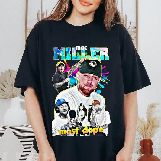Mac Miller Shirt, Mac Miller Most Dope T-shirt, Hip-Hop Shirt, Mac Miller Vintage Shirt, Mac Miller Graphic Tee, Music Lover Gift