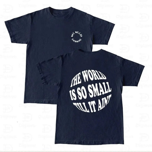 Mac Miller Small Worlds Tshirt, The World Is So Small Til It Aint, Mac Miller Swimming Album, Music Tshirt