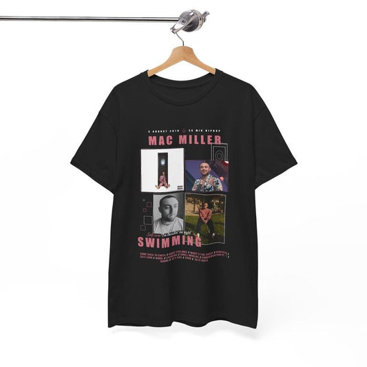 Mac Miller Tshirt, Swimming, Music Tshirt, Hiphop Tee, Rap Shirt, Street Wear Crewneck Cotton