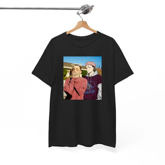 Mac Miller x Itadori Yuji Tshirt, Anime x Hiphop Shirt, Mac Miller Shirt, Funny Shirt For Fan