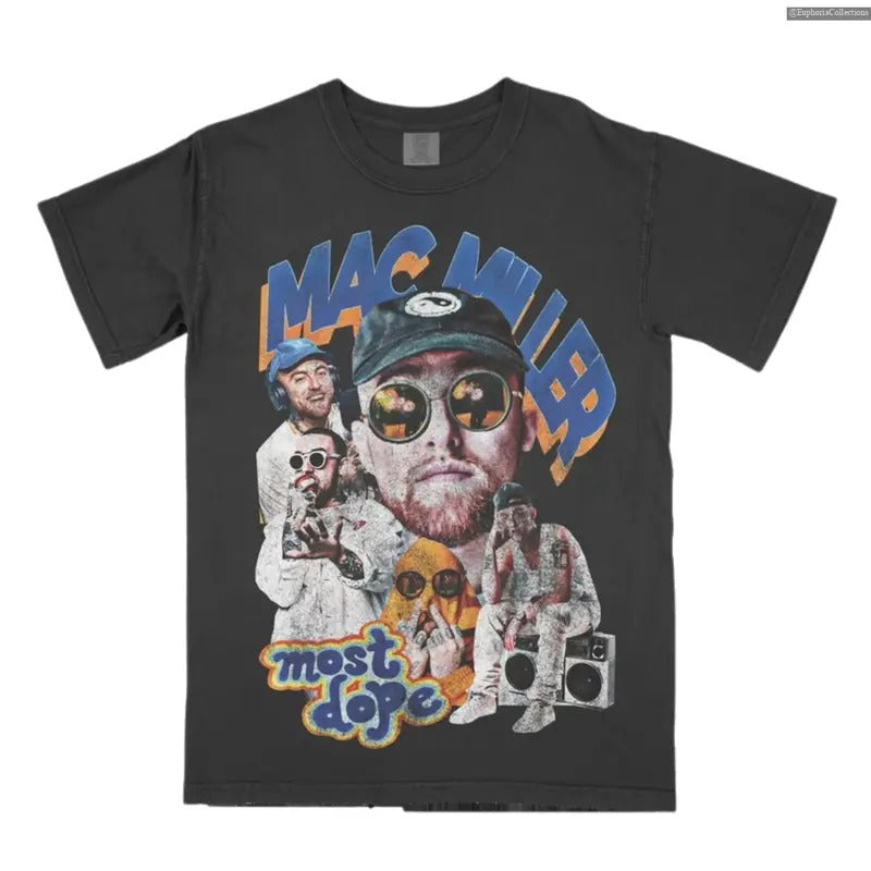#Mac.Miller Most Dope T-Shirt, Unisex Streetwear Bootleg Vintage Hip Hop Rap Tee Shirt, Gift for MM #Ariana Fan , Global Trending Outfits