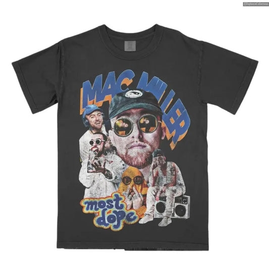 #Mac.Miller Most Dope T-Shirt, Unisex Streetwear Bootleg Vintage Hip Hop Rap Tee Shirt, Gift for MM #Ariana Fan , Global Trending Outfits