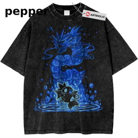 Magikarp Shirt, Gyarados Shirt, Pokemon Shirt, PKM Shirt, Anime Shirt, Vintage Tee Menswear Top Underwear Tshirt Shortsleeve