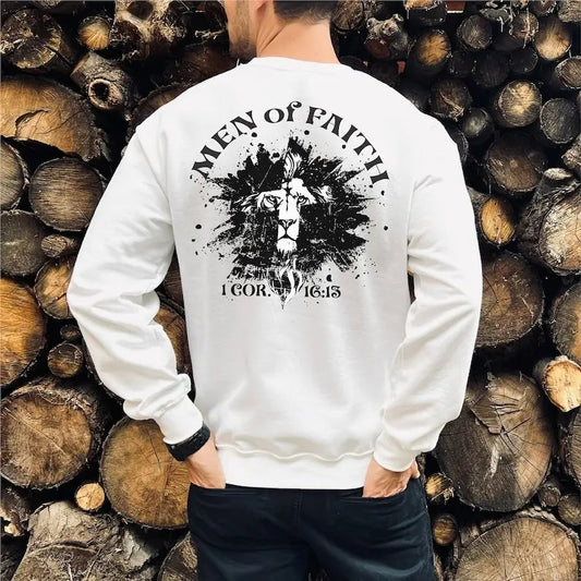 Man Of Faith Sweatshirt, Corinthians 16:13 Sweatshirt, Christian Sweatshirt For Men, Christian Man Hoodie, Christian Man  T-shirt, sweater and Hoodie